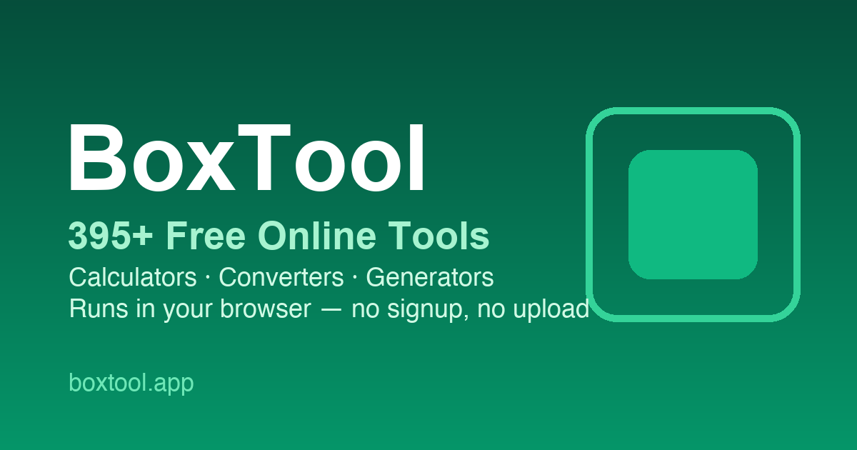 Boxtool Morse Code Image Generator — BoxTool